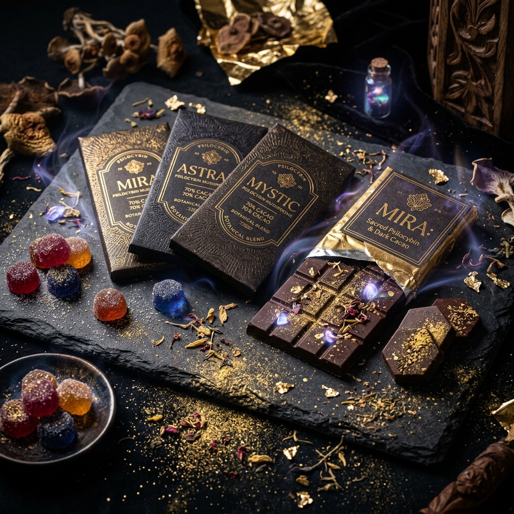 Magic Mushroom Chocolate & Gummies (Грибні Конфети)
